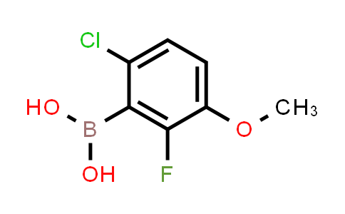 6-Chloro-2-fluoro-3-methoxyphenylboronicacid