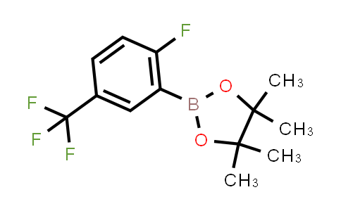 2-[2-Fluoro-5-(trifluoromethyl)phenyl]-4,4,5,5-tetramethyl-1,3,2-dioxaborolane