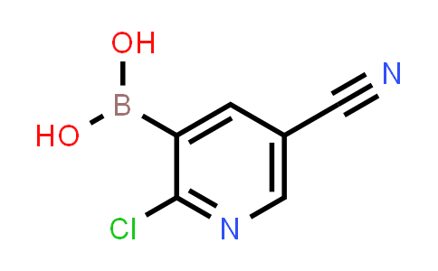 2-Chloro-5-cyanopyridin-3-ylboronic acid