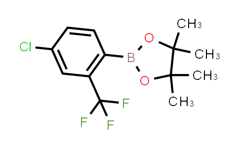 2-[4-Chloro-2-(trifluoromethyl)phenyl]-4,4,5,5-tetramethyl-1,3,2-dioxaborolane