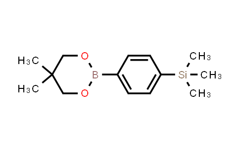 2-(4-(Trimethylsilyl)phenyl)-5,5-dimethyl-1,3,2-dioxaborinane