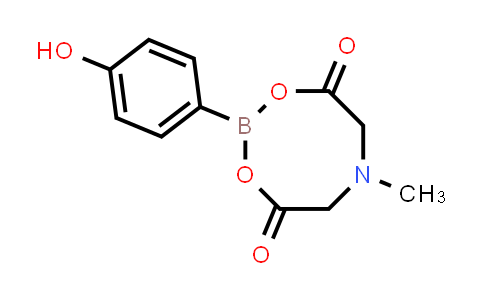 BN1665 | 1312788-59-2 | 2-(4-Hydroxyphenyl)-6-methyl-1,3,6,2-dioxazaborocane-4,8-dione