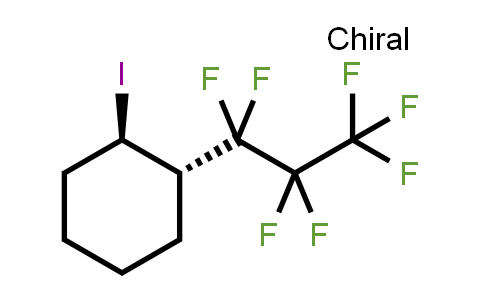 trans-1-Iodo-2-(heptafluoropropyl)cyclohexane