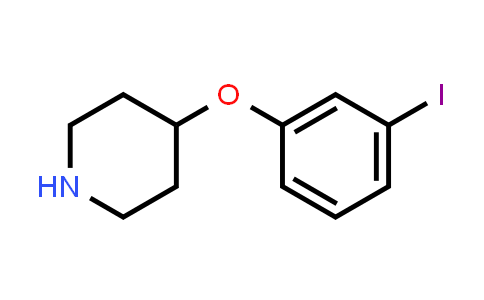 3-Iodophenyl 4-piperidinyl ether