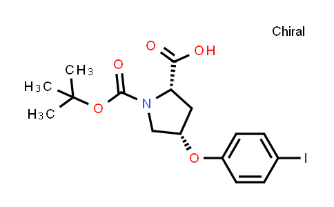 (2S,4S)-1-(tert-Butoxycarbonyl)-4-(4-iodophenoxy)-2-pyrrolidinecarboxylic acid