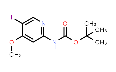 tert-Butyl 5-iodo-4-methoxypyridin-2-ylcarbamate