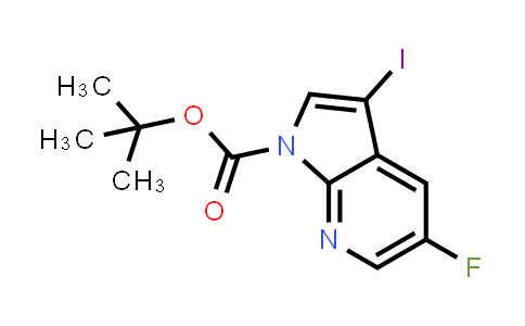 5-Fluoro-3-iodo-pyrrolo[2,3-b]pyridine-1-carboxylic acid tert-butyl ester