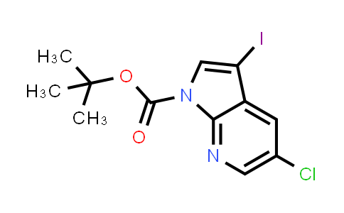 5-Chloro-3-iodo-pyrrolo[2,3-b]pyridine-1-carboxylic acid tert-butyl ester