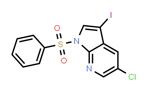 1-Benzenesulfonyl-5-chloro-3-iodo-1H-pyrrolo[2,3-b]pyridine