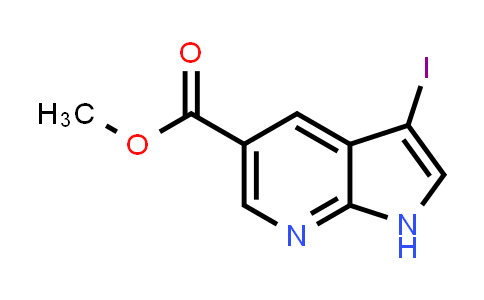 3-Iodo-1H-pyrrolo[2,3-b]pyridine-5-carboxylicacid methyl ester