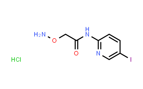 2-(Aminooxy)-N-(5-iodo-2-pyridinyl)acetamide hydrochloride