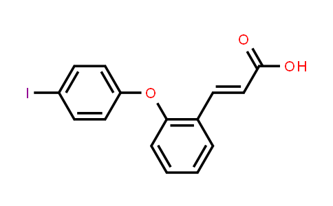 3-[2-(4-Iodophenoxy)phenyl]acrylic acid