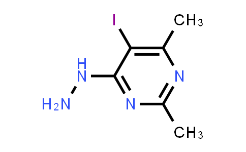 4-Hydrazino-5-iodo-2,6-dimethylpyrimidine