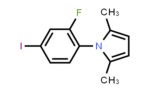 1-(2-Fluoro-4-iodophenyl)-2,5-dimethyl-1H-pyrrole