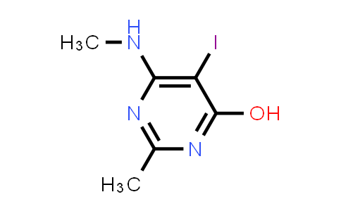 5-Iodo-2-methyl-6-(methylamino)-4-pyrimidinol