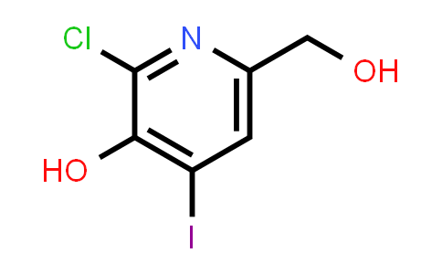 2-Chloro-6-(hydroxymethyl)-4-iodo-3-pyridinol