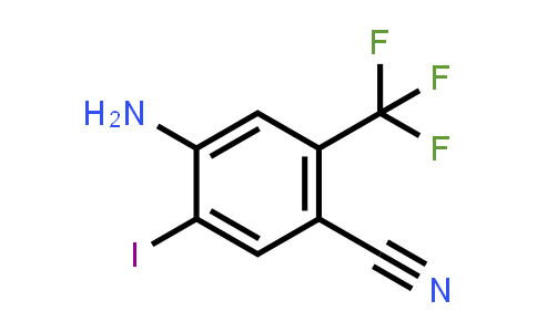 4-Amino-5-iodo-2-(trifluoromethyl)-benzenecarbonitrile