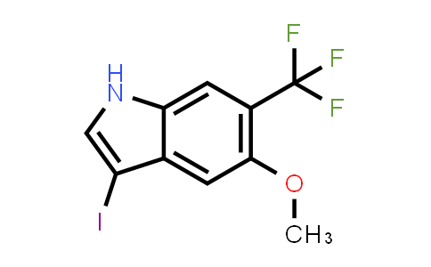 3-Iodo-5-methoxy-6-(trifluoromethyl)-1H-indole