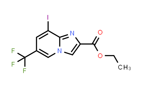 Ethyl 8-iodo-6-(trifluoromethyl)imidazo-[1,2-a]pyridine-2-carboxylate