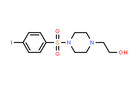 2-{4-[(4-Iodophenyl)sulfonyl]piperazino}-1-ethanol