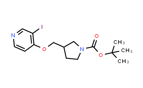 tert-Butyl 3-((3-iodopyridin-4-yloxy)methyl)-pyrrolidine-1-carboxylate