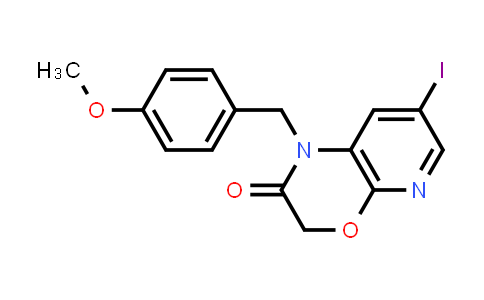 7-Iodo-1-(4-methoxybenzyl)-1H-pyrido-[2,3-b][1,4]oxazin-2(3H)-one