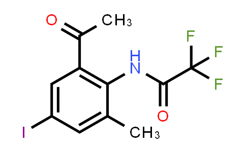 N-(2-Acetyl-4-iodo-6-methylphenyl)-2,2,2-trifluoroacetamide