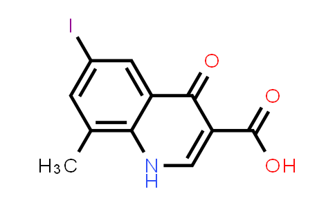 6-Iodo-8-methyl-4-oxo-1,4-dihydro-3-quinolinecarboxylic acid