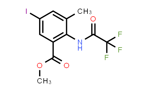 Methyl 5-iodo-3-methyl-2-[(2,2,2-trifluoroacetyl)-amino]benzenecarboxylate