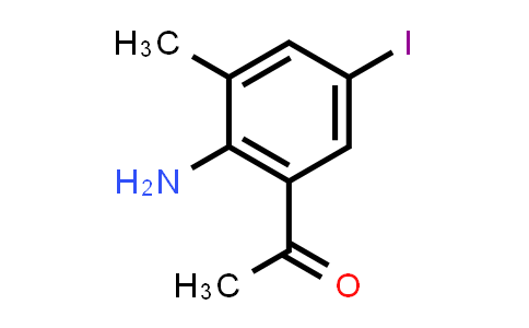 1-(2-Amino-5-iodo-3-methylphenyl)-1-ethanone