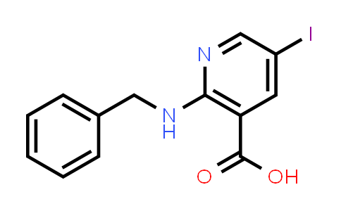 2-(Benzylamino)-5-iodonicotinic acid