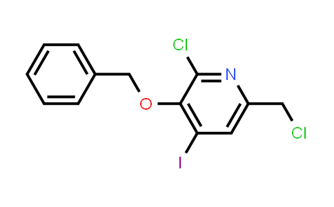 3-(Benzyloxy)-2-chloro-6-(chloromethyl)-4-iodopyridine