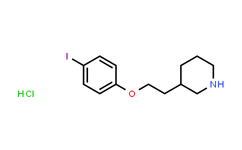 3-[2-(4-Iodophenoxy)ethyl]piperidine hydrochloride