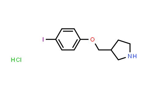 3-[(4-Iodophenoxy)methyl]pyrrolidine hydrochloride