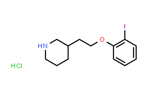 3-[2-(2-Iodophenoxy)ethyl]piperidine hydrochloride