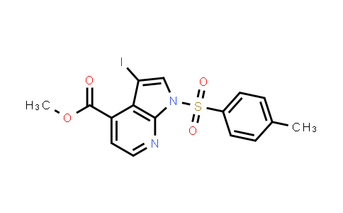 Methyl 3-iodo-1-tosyl-1H-pyrrolo[2,3-b]pyridine-4-carboxylate