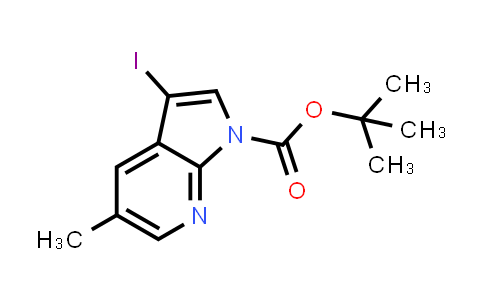 tert-Butyl 3-iodo-5-methyl-1H-pyrrolo-[2,3-b]pyridine-1-carboxylate