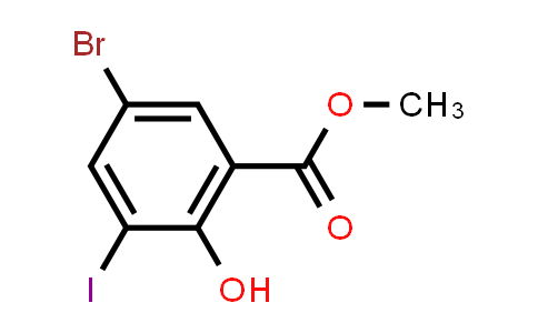 Methyl 5-bromo-2-hydroxy-3-iodobenzenecarboxylate