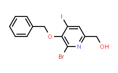 [5-(Benzyloxy)-6-bromo-4-iodo-2-pyridinyl]methanol