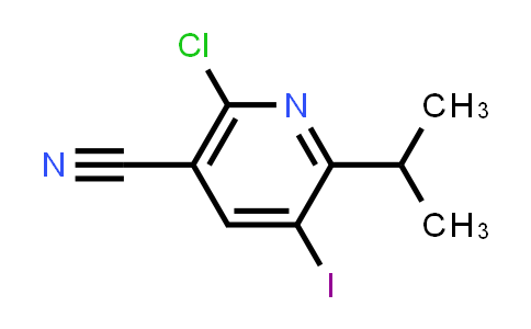 2-Chloro-5-iodo-6-isopropylnicotinonitrile