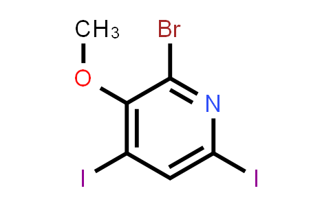 2-Bromo-4,6-diiodo-3-methoxypyridine