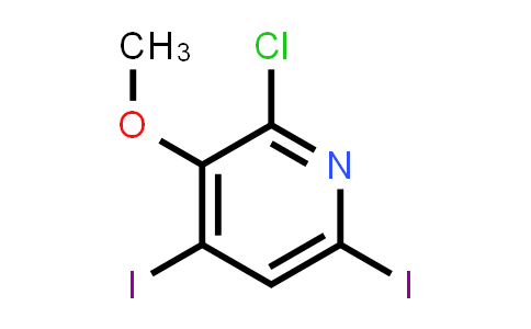 2-Chloro-4,6-diiodo-3-methoxypyridine