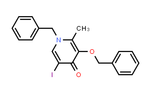 1-Benzyl-3-(benzyloxy)-5-iodo-2-methyl-4(1H)-pyridinone