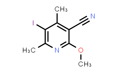 5-Iodo-2-methoxy-4,6-dimethylpyridine-3-carbonitrile