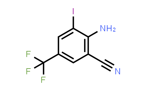 2-Amino-3-iodo-5-(trifluoromethyl)-benzenecarbonitrile