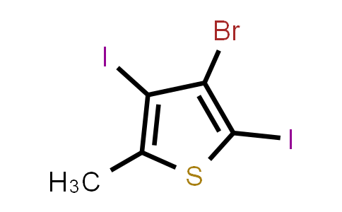 3-Bromo-2,4-diiodo-5-methylthiophene