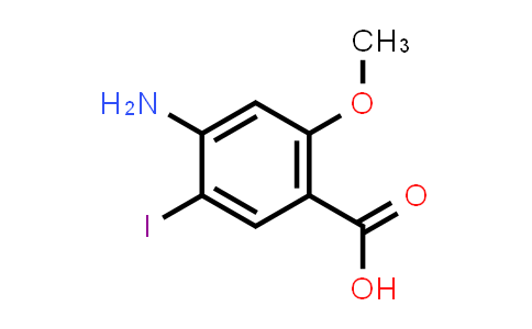 4-Amino-5-iodo-2-methoxybenzenecarboxylic acid