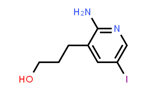 3-(2-Amino-5-iodopyridin-3-yl)propan-1-ol