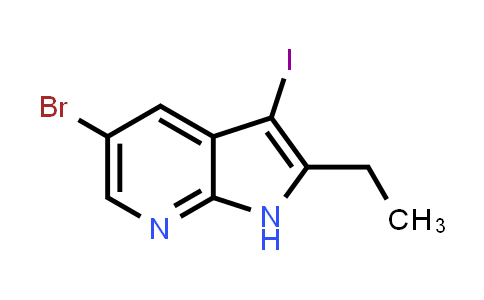 5-Bromo-2-ethyl-3-iodo-1H-pyrrolo[2,3-b]pyridine