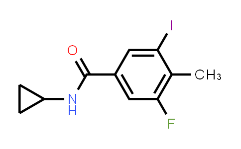 N-Cyclopropyl-3-fluoro-5-iodo-4-methylbenzamide